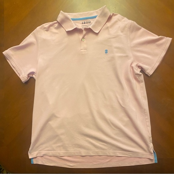 IZOD XL Men’s Advantage Performance Polo T-Shirt Pink - Picture 2 of 9